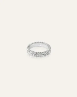 Mockberg Midnight Silver Ring
