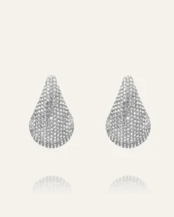 Örhängen Mockberg Pavé Daring Large Silver