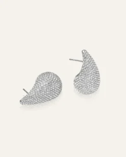 Örhängen Mockberg Pavé Daring Large Silver