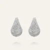 Mockberg Pavé Daring Small Silver Örhängen
