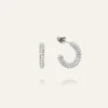 Mockberg Pavé Eternal Medium Silver Örhängen