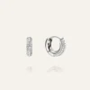 Mockberg Pavé Everyday Small Silver Örhängen
