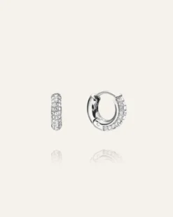 Mockberg Pavé Everyday Small Silver Örhängen