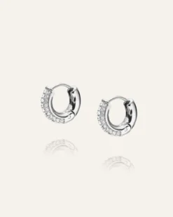 Mockberg Pavé Everyday Small Silver Örhängen