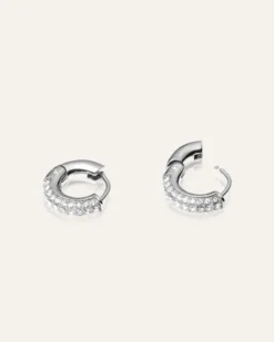 Mockberg Pavé Everyday Small Silver Örhängen