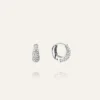 Mockberg Pavé Precious Mini Silver Örhängen