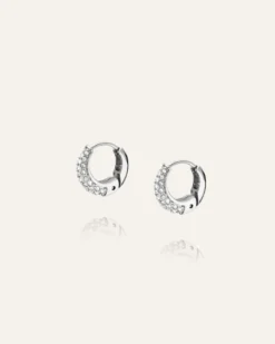 Mockberg Pavé Precious Mini Silver Örhängen