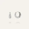 Mockberg Pavé Precious Small Silver Örhängen