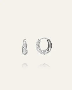 Mockberg Pavé Precious Small Silver Örhängen