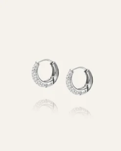 Mockberg Pavé Precious Small Silver Örhängen