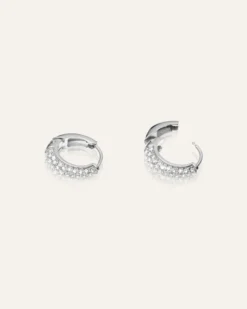 Mockberg Pavé Precious Small Silver Örhängen