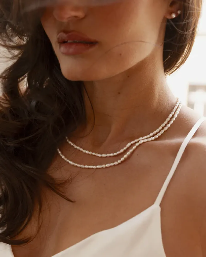 Halsband Mockberg Pearl Guld