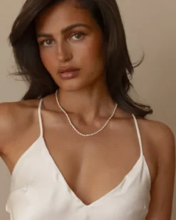 Halsband Mockberg Pearl Stål