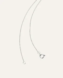 Halsband Mockberg Petite Stone Bokstav Silver