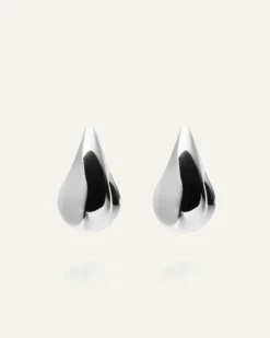Mockberg Plain Daring Small Silver Örhängen