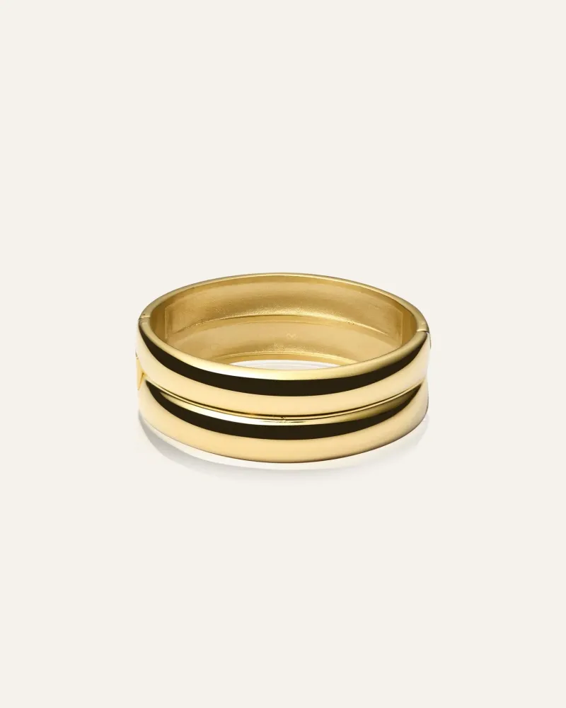 Armband Mockberg Rebel Double Bangle Guld