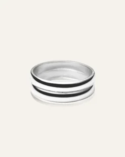 Armband Mockberg Rebel Double Bangle Silver