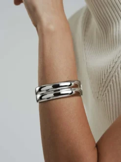 Armband Mockberg Rebel Double Bangle Silver