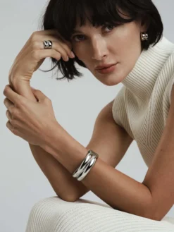 Armband Mockberg Rebel Double Bangle Silver
