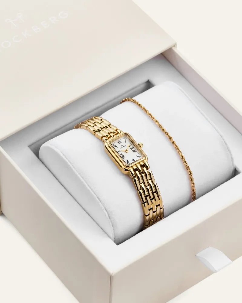 Klockor Mockberg Renaissance Combo Guld