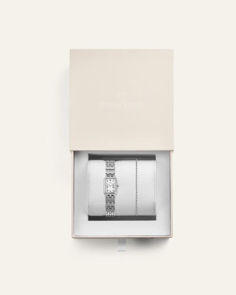 Klockor Mockberg Renaissance Combo Silver