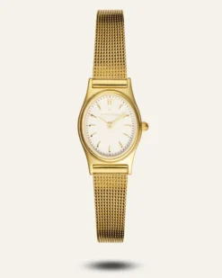 Klockor Mockberg Retro Mesh Gold Watch MB0253