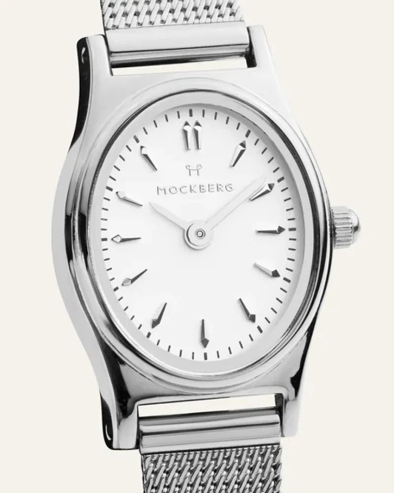Klockor Mockberg Retro Mesh Silver Watch MB0254