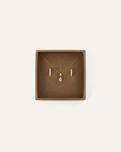 Halsband Mockberg Shiny Belle Combo Guld
