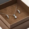 Halsband Mockberg Shiny Belle Combo Silver