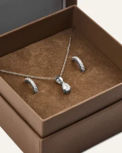Halsband Mockberg Shiny Belle Combo Silver