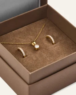 Halsband Mockberg Shiny Jolie Combo Guld