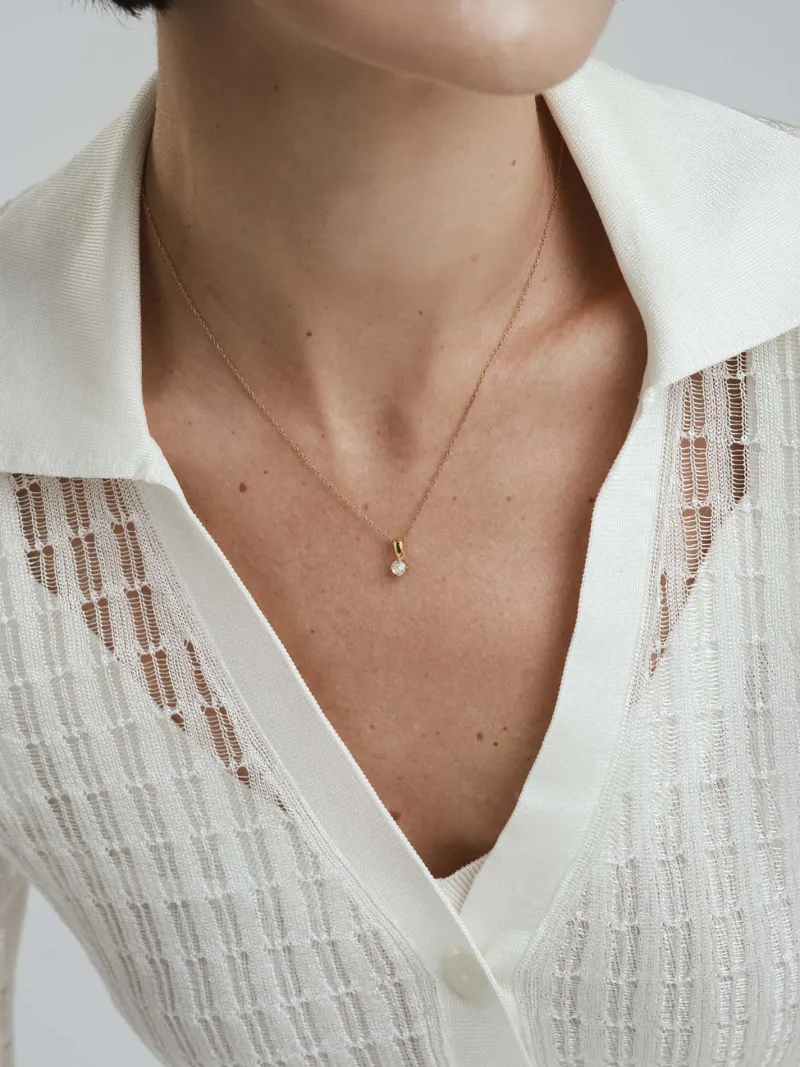 Halsband Mockberg Shiny Jolie Combo Guld