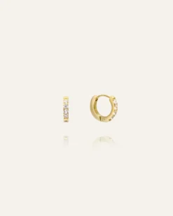 Mockberg Shiny Mini Hoops Örhängen Guld