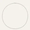 Halsband Mockberg Shiny Tennis Silver