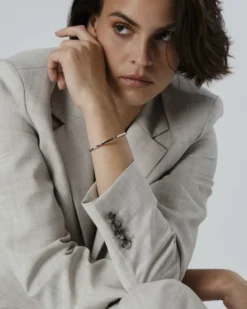 Armband Mockberg Sleek Bangle Silver