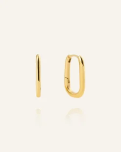 Mockberg Slim Medium U-Hoops Örhängen Guld (Copy)