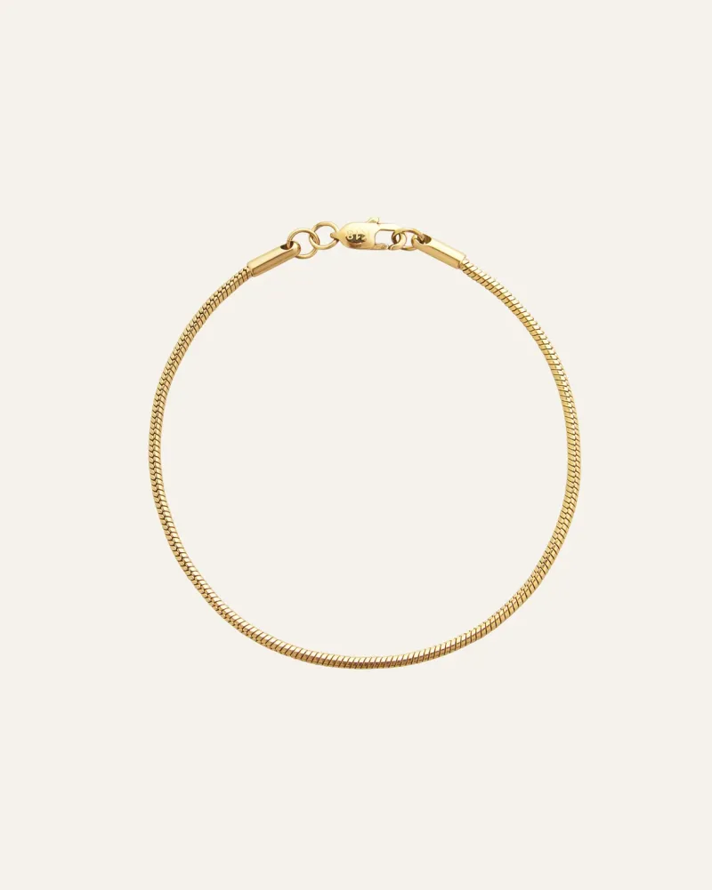 Armband Mockberg Snake Kedja Guld
