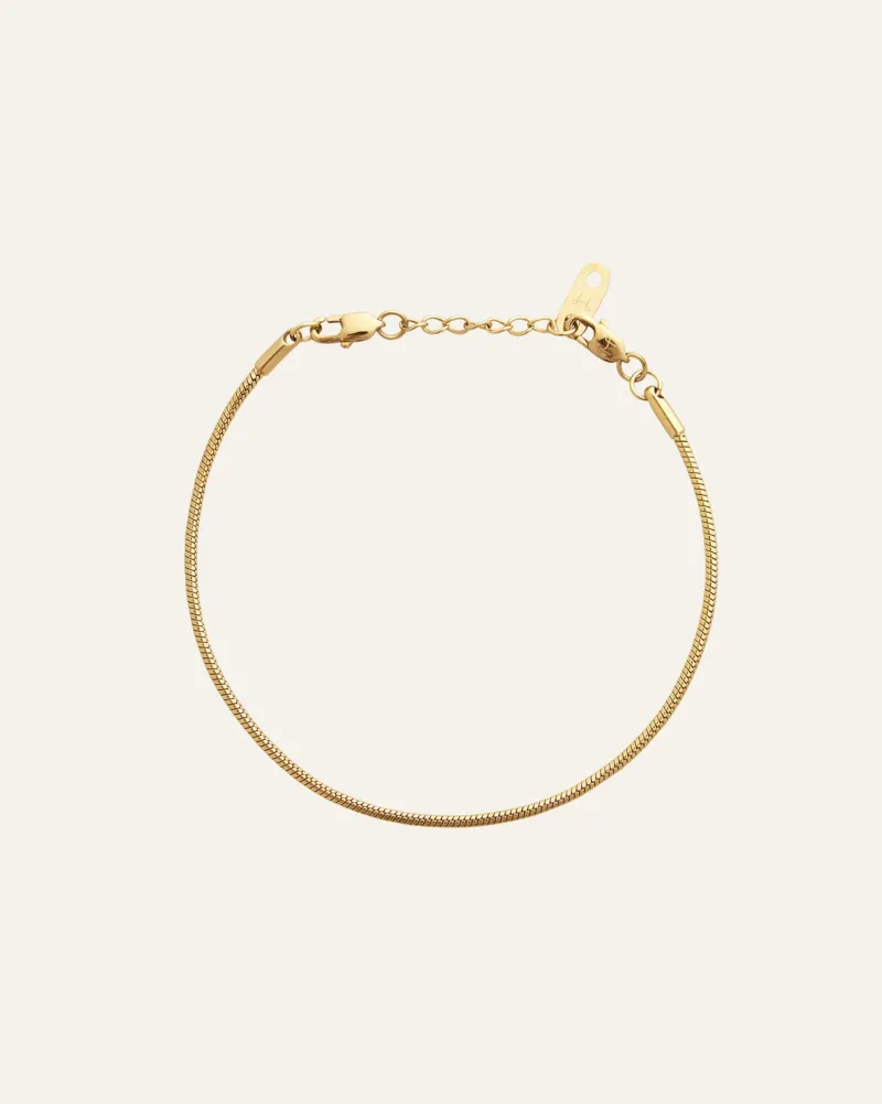 Armband Mockberg Snake Kedja Guld