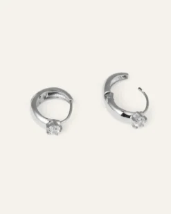 Mockberg Soleil Hoops Örhängen Silver