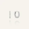 Mockberg Sparkle Mini Hoops Örhängen Silver