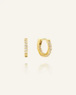 Mockberg Sparkle Mini Hoops Örhängen Guld