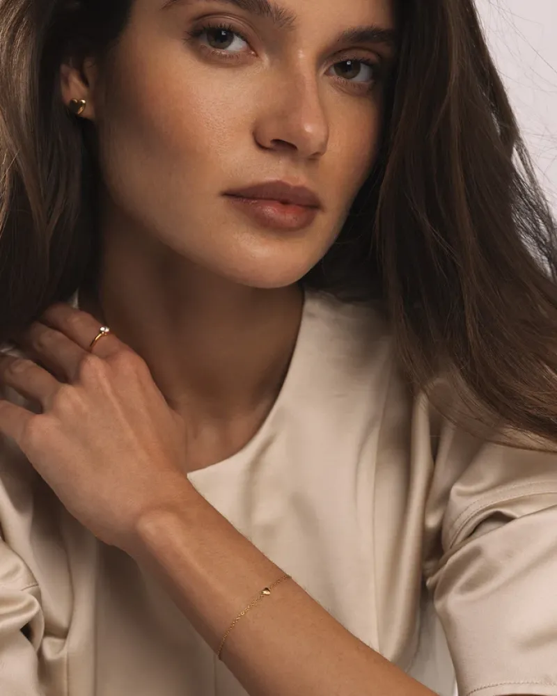 Armband Mockberg Sweetheart Gold Bracelet