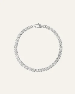 Armband Mockberg Tennis Silver MOM990