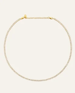 Halsband Mockberg Tennis Guld