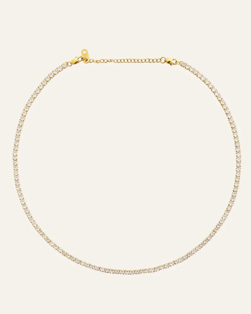 Halsband Mockberg Tennis Guld