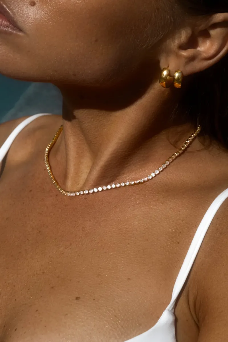 Halsband Mockberg Tennis Guld