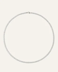 Halsband Mockberg Tennis Silver