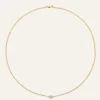 Halsband Mockberg Thin Diamond Guld
