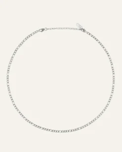 Halsband Mockberg Thin Figaro Silver