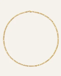 Halsband Mockberg Thin Figaro Guld